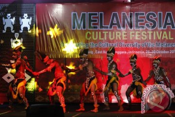 Beragam tarian perang di Festival Budaya Melanesia