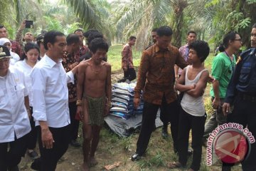 Jokowi, Presiden RI pertama kunjungi Suku Anak Dalam