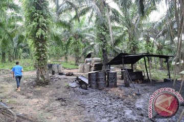 Aparat keamanan tertibkan penambangan sumur minyak ilegal