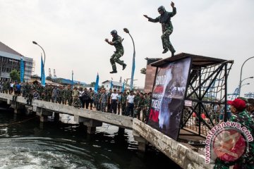 TNI AL gelar lomba halang-rintang untuk perwira menengah