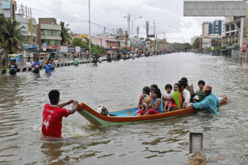 Banjir di India selatan tewaskan pasien rumah sakit