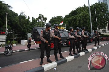 100 personel Brimobda Kalsel dikirim ke Jakarta