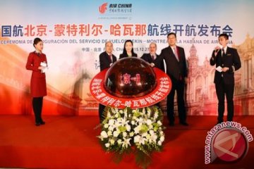 Air China resmikan rute penerbangan Beijing-Montreal-Havana