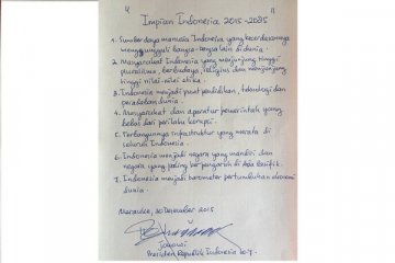 Tanam kapsul waktu untuk 70 tahun mendatang