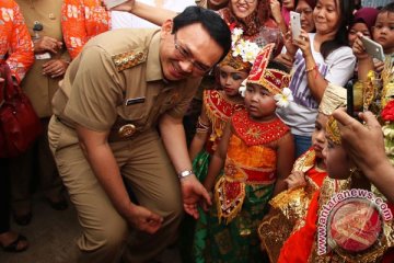 Ahok resmikan RPTRA Borobudur di Jakarta Pusat