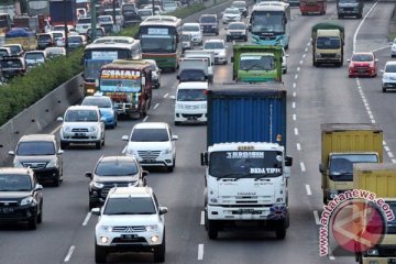 Arus balik di tol Cirebon lancar