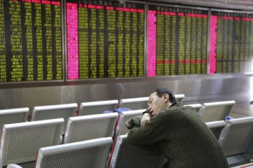 Bursa saham Tiongkok dibuka bervariasi