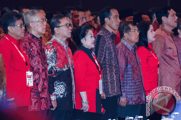 Presiden hadiri pembukaan rakernas PDIP