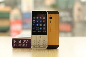 Karalux buat Nokia 230 berlapis emas 24 karat