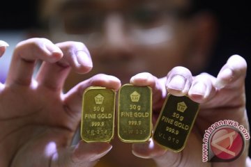 Harga emas naik lima hari berturut-turut