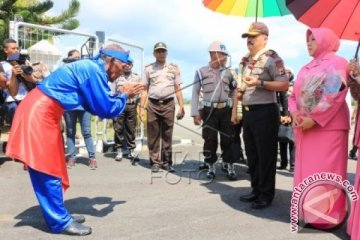 Penyambutan Kapolda Baru