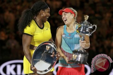 Serena kalahkan Kerber pada final Wimbledon