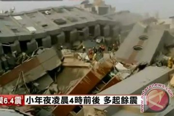 Gempa di Taiwan tewaskan sedikitnya 12 orang