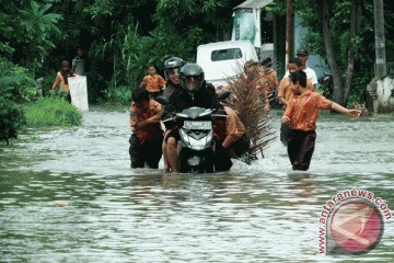 Banjir besar di Jombang, ketinggian air sampai 2 meter