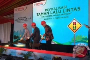 Taman Lalu Lintas Bandung direvitalisasi Toyota senilai Rp9 miliar 