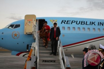 Presiden Jokowi mendarat di San Fransisco