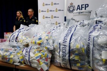 Polisi Australia sita metamfetamin senilai 1,25 miliar dolar