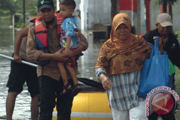 Banjir rendam pemukiman penduduk di Malangbong