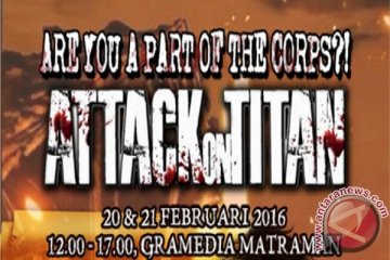 Rayakan kesukesan penjualan komik digital ATTACK ON TITAN di Indonesia, MangaMon menyelenggarakan event spesial di Gramedia Matraman