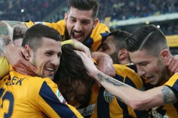Juru kunci Verona tumbangkan Milan 2-1