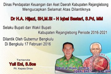 Pelantikan Bupati Rejanglebong