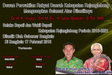 Pelantikan Bupati Rejanglebong