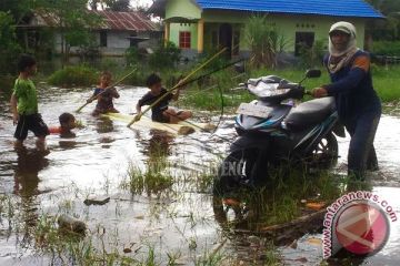 Bupati Pulpis Tinjau Lokasi Banjir