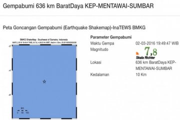 SAR Meulaboh siaga satu pascagempa Mentawai