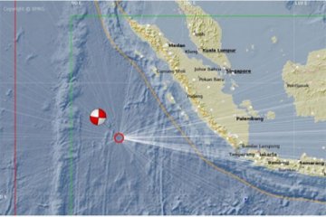 BMKG: 12 kali gempa susulan di Mentawai