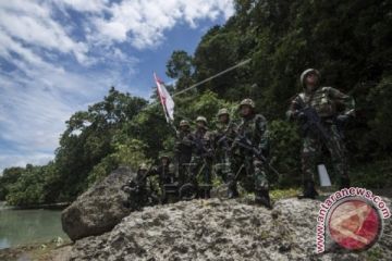 Patroli Perbatasan Indonesia-Papua Nugini