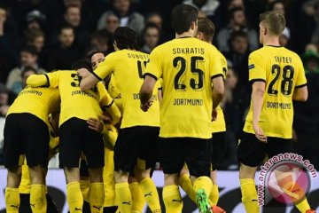 Aubameyang antar Dortmund atasi Spurs 2-1 di White Hart Lane