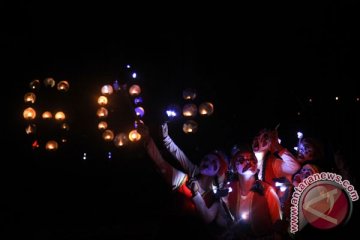 Jam Bumi di Bogor dengan lari malam