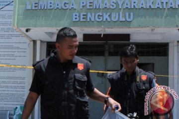 Kepolisian gelar olah TKP kebakaran Rutan Bengkulu
