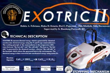 Spektronic-XI ITS juarai "Chem-E-Car" Indonesia 2016