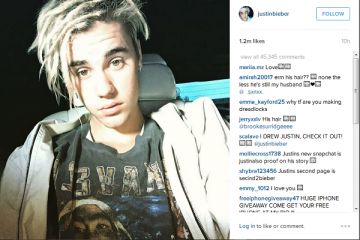 Justin Bieber pamerkan rambut gimbalnya