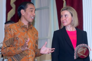 Jokowi dan Wapres Eropa Mogherini  bahas kerja sama ekonomi