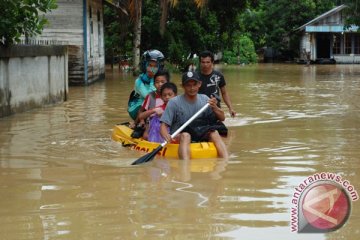 Permukiman warga di Muara Teweh kebanjiran lagi