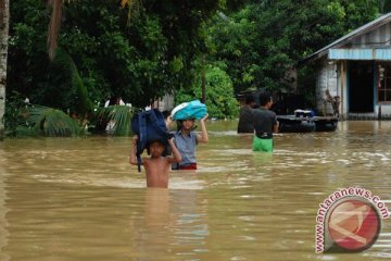 Banjir akibat Sungai Teweh meluap, satu orang hilang
