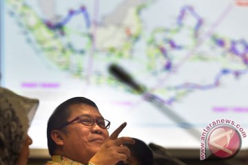 Menkominfo cek proyek Palapa Ring di Singkawang