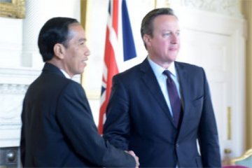 Presiden Jokowi bertemu PM Inggris David Cameron