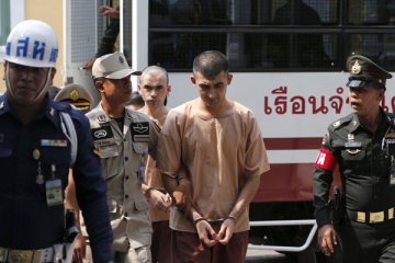 Polisi Thailand: 15 tersangka pengebom masih bebas, dua disidang