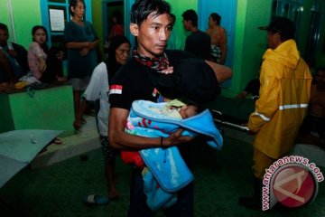 Hujan deras timbulkan banjir di Bandarlampung