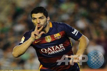 Luis Suarez terancam absen di Copa America 2016 