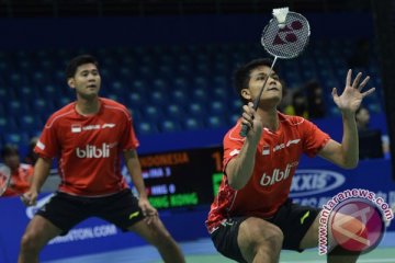 Ganda putra Indonesia gagal ke semifinal Dubai