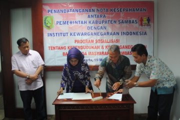 Kabupaten Sambas dan IKI MoU percepatan penyelesaian masalah kewarganegaraan