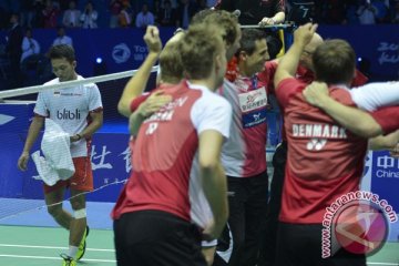Indonesia gagal juara Piala Thomas, Denmark ciptakan sejarah