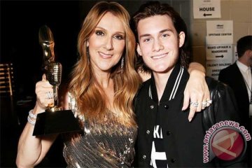 Anak laki-laki Celine Dion dipuji di Twitter