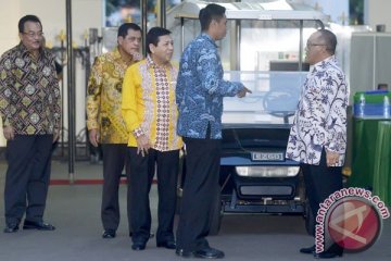 Ical dan Setnov bertemu Presiden Jokowi di Istana