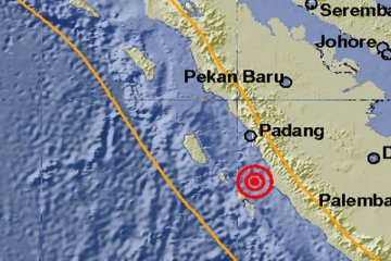 Gempa 5,0 SR guncang Padang