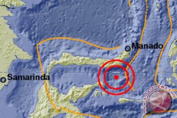 Sulawesi Utara diguncang gempa 5,0 skala Richter
